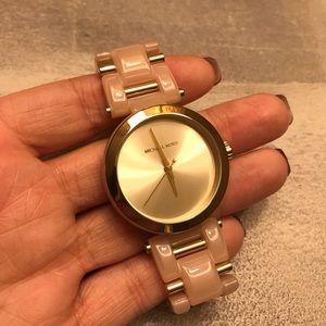 Pink Michael Kors watch